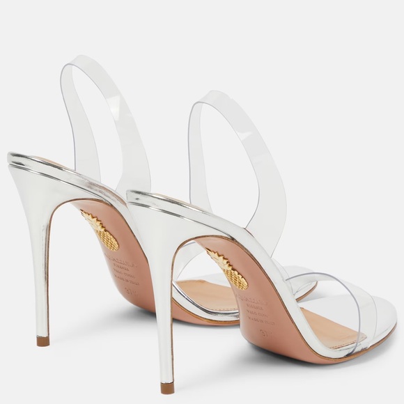 Aquazzura
So Nude Plexi 105mm metallic sandals
NEW never worn - Picture 4 of 5
